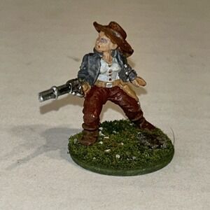 Ral Partha Warhammer Metal Painted Miniature Wild‎ West Cowgirl Sheriff Deputy